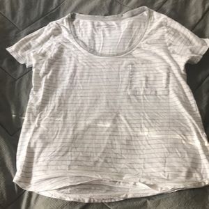 striped eddie bauer tee